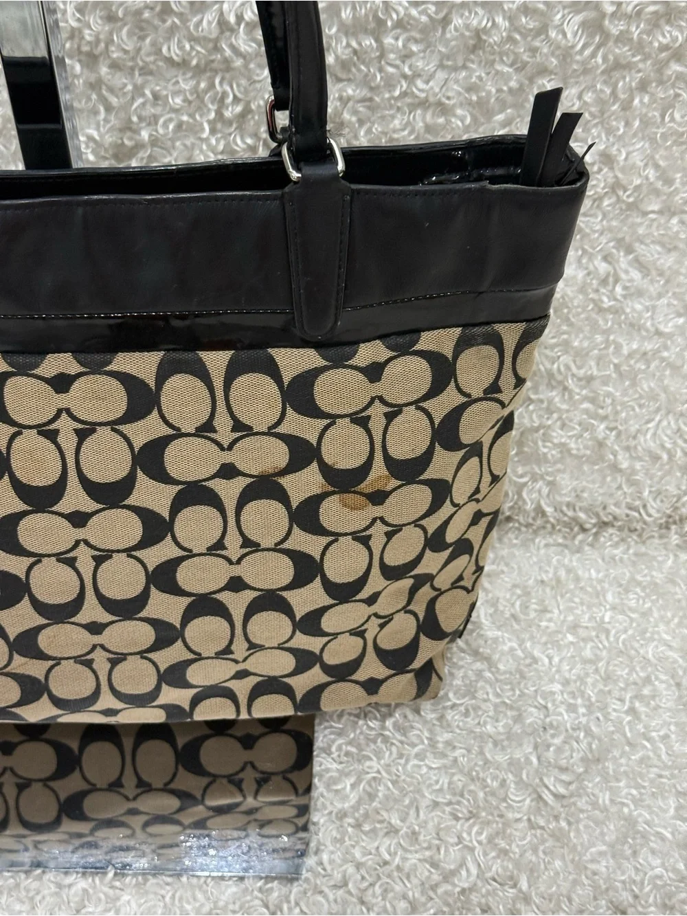 Coach canvas monogram